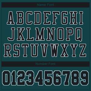 เสื้อฟุตบอลแบบคลาสสิกสีเขียวมิดไนท์ ดำ-ขาว ผ้าตาข่าย แท้ - Product Image 3