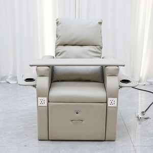 Sillón de Pedicura Eléctrico de Lujo Ajustable con Masaje para Pies, Spa Eléctrico sin Tuberías, Equipo de Salón de Belleza con Tazón - Product Image 5