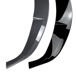 Bmw Front Lip Splitter F30 F31 M Tech 320i 2013 2019 Piano Black Carbon Fiber Texture PP Material - Product Image 5