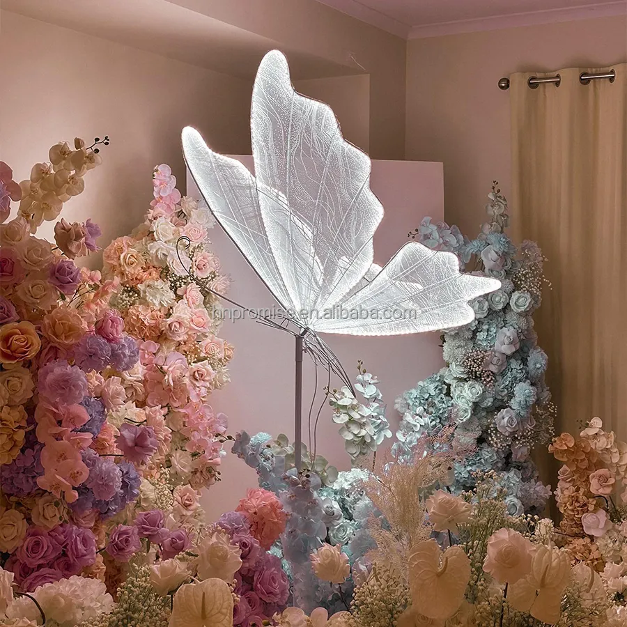 Promise Wedding Butterfly Background Props Stage Wedding Decoration Screen Butterfly Wings