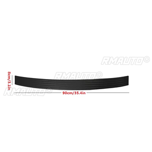 Universal Car SUV Rear Bumper Protector Sticker Trunk Sill Grard <b>Rubber</b> <b>Strip</b> Cover Pad Rear Trunk Protection Sticker 104x9cm - Product Image 6