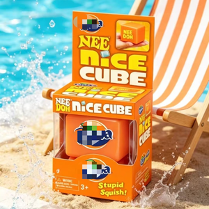New Nee Doh Limited Edition Dr Pepper Nice <b>Cube</b> Suptid Squish Red Cute Eco-Friendly Sensory Squishy Toys Square Shape Stress - Product Image 4