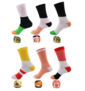 ถุงเท้าก<span class=keywords><strong>ล</strong></span>่องซูชิ5คู่พร้อมตุ๊กตาปลาแซลมอน - Product Image 3