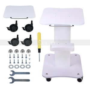 Nuovo Design Portatile in Metallo Bianco Viso Cosmetologia Spa Salone di Bellezza di Rotolamento Del Carrello con Cassetti - Product Image 3