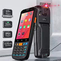 Edoo M71 Pemindai Barcode Android 1D/2D 5000mAh Genggam Tangguh Android PDA 4G Wi-Fi Data RFID Inventaris Pemindai QR