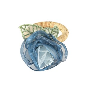 Saint Valentin Table Set <span class=keywords><strong>Serviette</strong></span> <span class=keywords><strong>Rond</strong></span> Bleu Rose Imitation <span class=keywords><strong>Tissu</strong></span> Tissé À La Main Western Boucle Hôtel Western Restaurant Décoration - Product Image 5