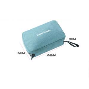 Neceser de Viaje con Separación para Artículos Secos y Húmedos, Organizador de Artículos de Aseo para Hombre, Bolsa de Aseo Portátil para Viaje, Bolsa de Aseo Colgante - Product Image 4