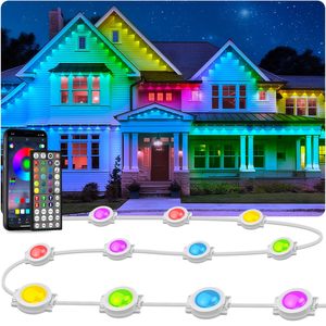 ไฟ LED พิกเซล RGBW สำหรับตกแต่งภายนอกอาคาร มาตรฐาน IP68 เหมาะสำหรับเทศกาลคริสต์มาส แสงสีเขียว ใช้ตกแต่งอาคาร โรงแรม และภูมิทัศน์ ติดตั้งถาวร - Product Image 1