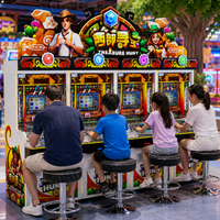 Máquina recreativa original para parques de atracciones, diseñada como máquina de empuje de monedas con alta rentabilidad y solución de empuje de monedas