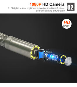 Meilleur prix d'usine – Endoscope de diagnostic pour véhicules avec grand écran de 5 pouces et millions de pixels, caméra d'inspection pour égouts - Product Image 5