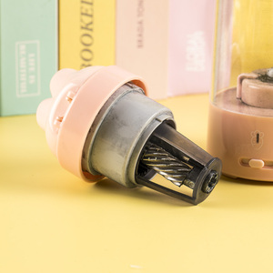 Sacapuntas Eléctrico con Diseño de Conejito Rosa para Niños, Carga USB, Parada Automática, <span class=keywords><strong>Tres</strong></span> Niveles de Afilado - Product Image 4