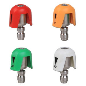 Buse de lavage de voiture Kaigongte 0-40 degrés en acier inoxydable à connexion rapide, tête de pulvérisation multicolore pour le nettoyage des véhicules - Product Image 1