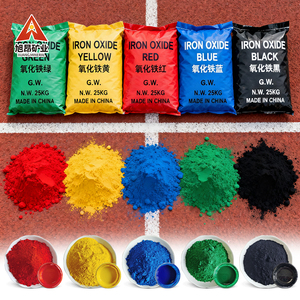 Colorazione di cemento colorato di ossido di ferro pigmento di colore mattone pavimentazione parcheggio uso ferro verde ferro nero - Product Image 4
