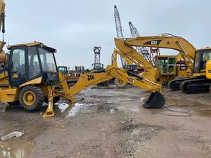 Chargeuse-pelleteuse hydraulique d'occasion CAT JCB 3CX 4CX 15 tonnes 92KW - Product Image 6