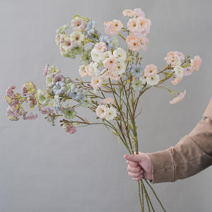 Fleur artificielle de haute qualité, longue branche, fleur sauvage, primevère du soir, <span class=keywords><strong>trompette</strong></span> persane, pour la décoration de la maison, <span class=keywords><strong>fausse</strong></span> fleur - Product Image 1
