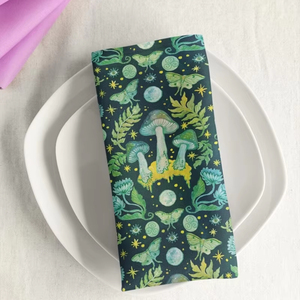 Vente en gros 100% coton serviettes de table napperons blanc noir fait à la main linge de restaurant pour mariages événements Logo personnalisé - Product Image 1