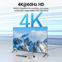 Conmutador KVM HDMI de 16 Puertos a 1 con USB2 Hub e Indicador LED, Conexión Plug and Play, para 16 Computadoras, 4K60Hz