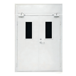 Porte coupe-feu haute performance pour bâtiment commercial, laboratoire, résidentiel, en acier blindé - Product Image 2