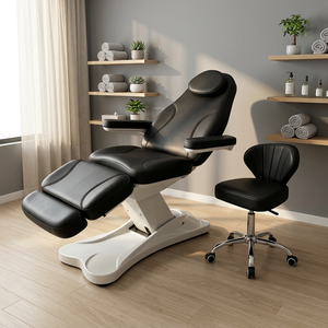 Wholesale 3 Motor <b>Electric</b> Beauty Bed Multifunctional Massage Facial Bed for Salon Clinic - Product Image 4