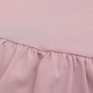 <span class=keywords><strong>Robe</strong></span> de bal à manches longues pour filles, vêtements pour enfants, volants, nœud, technique de teinture unie, col rond, mode pour petites filles, vente chaude - Product Image 6