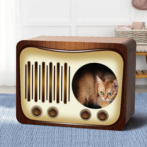 Jouet créatif type petit chat, jouet pour faire de la pâtisserie, en carton, <span class=keywords><strong>poste</strong></span> à gratter, pour <span class=keywords><strong>Radio</strong></span>, four, TV, animaux - Product Image 4