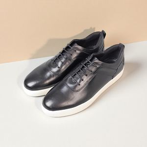 Nouvelles chaussures en cuir pour hommes en cuir de vachette pleine fleur, style européen et américain, chaussures en cuir décontractées pour hommes - Product Image 1