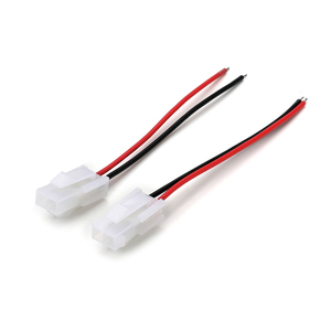 Câble Pigtail JST Femelle 2 Broches Rouge Noir avec Extrémité Dénudée et Étamée, Connecteur Verrouillable pour LED, Ventilateur, Capteur, Alimentation CC, DIY, OEM - Product Image 1