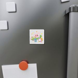 Kit de Peinture Diamant Personnalisé pour Pâques, Style Abstrait, Imprimé sur Papier Aquarelle, Comprend un Autocollant pour Réfrigérateur et des Porte-clés - Product Image 6