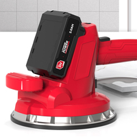 TOPVEI Machine de carrelage vibrante V10-1 électriquement 21V Machine de nivellement de carreaux de céramique robuste