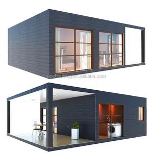 Luxe Eco Vriendelijke Huizen Geprefabriceerde Uitbreidbaar Onderdak Tiny Container Huizen Voor Living