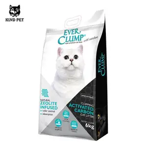 Fornitore verificato lettiera per animali domestici fornitore di fabbrica carbone attivo controllo degli odori lettiera per gatti alla rinfusa