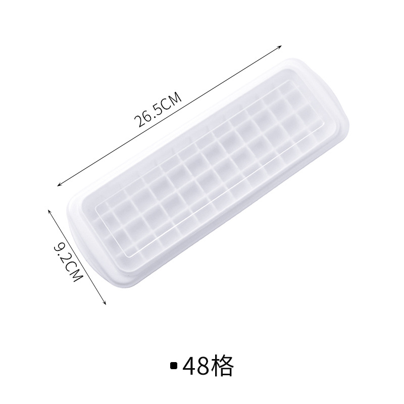 White, 48 compartments [with lid]