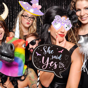 Halloween Vrijgezellenfeest En Bruidsdouchedecoraties Voor Dames Foto Rekwisieten Voor 'Ze Zei Ja'-Thema Voor Bruiloftsgelegenheden - Product Image 3