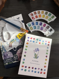 Ensemble de peinture artistique DIY avec pinceaux, pour <span class=keywords><strong>dessin</strong></span> coloré personnalisable, peinture à l'<span class=keywords><strong>aquarelle</strong></span>, et ensemble de peinture pliable type accordéon pour pages d'art. - Product Image 2