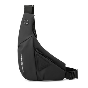 Bolso Cruzado Minimalista de Nylon Impermeable para Hombre, Sin Cierre, para Todas las Estaciones, Tendencia Transfronteriza, Combinación Diaria - Product Image 2