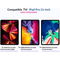 Protecteur d'écran en verre trempé HD compatible avec iPad Pro 11 2022 / iPad Pro 2024 avec emballage