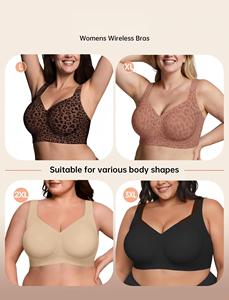 Sujetador de Gel sin Costuras OEM al por Mayor, sin Varillas, con Tirantes Ajustables, Transpirable, Acolchado, Cómodo para Mujer, Tipo Camiseta - Product Image 6