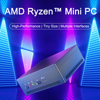 Mini PC Eglobal AMD Ryzen Embedded R2544 de 4 Núcleos, DDR4, SSD, Wifi 6, BT 5.2, Win11, Tipo-C, HD, DP, Pantalla, Mini Ordenador para Negocios y Juegos