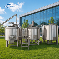 Usine de brasserie clé en main Tonsen 10HL 20HL, système de brassage complet, acier inoxydable 304, ligne de production pour brasserie française