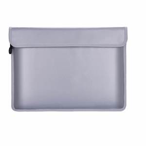 CUSTOM Silicone-Coated Fire Retardant Polyester <b>Document</b> <b>Bag</b> Sewing Edge Mesh Cloth Ziplock Waterproof Envelope File Storage - Product Image 5