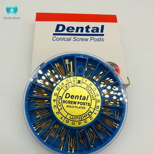 วัสดุฝังรากฟันเทียมหมุดสกรูหัวทันตกรรมชุบทอง - Product Image 4