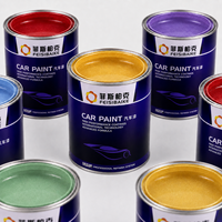 Peinture automobile 1K nacrée pour projets de restauration automobile, large gamme de tons nacrés, peinture de retouche automobile
