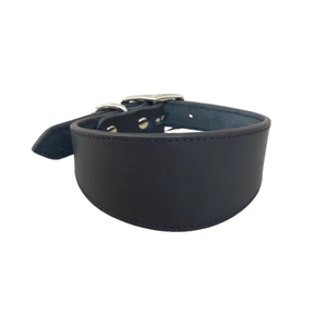 Collar Ancho ajustable agradable para perros, collares de cuello de cuero de vaca Real, correa para perros de razas grandes, Whippet, <span class=keywords><strong>Galgo</strong></span> <span class=keywords><strong>Italiano</strong></span> - Product Image 5