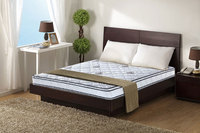 Matelas à ressorts au design contemporain, lit simple en mousse à mémoire de forme à 5 zones dans une boîte