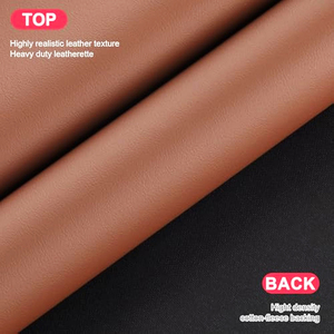 Thiết Kế Hoa Nổi 0.6 Mm Kim Loại Tổng Hợp PVC Da Thân Thiện Với Môi Giả Vegan Bọc Vải Cho Bàn Miếng Đệm Khắc - Product Image 4