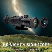 Monokuler Penglihatan Malam Digital YRX CS50 Grosir, Perbesaran 3.7-11X, 1080P HD Tahan Air IP65, Kompas Elektronik, WIFI