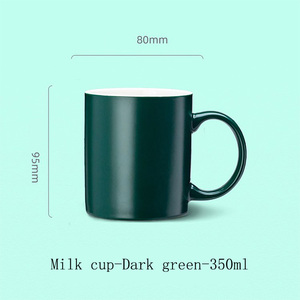 Tazze di ceramica molto <span class=keywords><strong>cool</strong></span> di diversi colori Bone China Bone boccale OEM per l'acqua potabile - Product Image 5