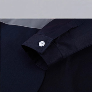 Ropa de Trabajo de Verano, Manga Larga, Uniforme Naranja y Azul Marino, Reflectante, Absorbente de Humedad, Resistente, para Reparaciones Mecánicas, Tallas S, M, L, XL, XXL - Product Image 4