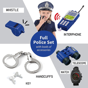 Set Gioco di Ruolo Stazione di Polizia in PVC Durevole per Bambini dai 3 Anni in Su, Unisex, con Pistole Giocattolo - Product Image 5