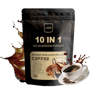 Café de Hongos AMULYN Lingzhi Mocha Capuchino Espresso Negro con Diez Ingredientes - Product Image 1